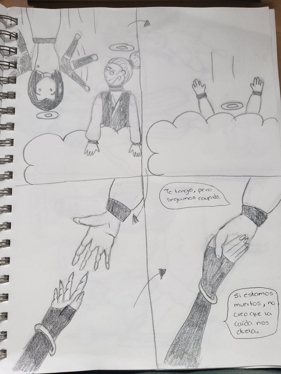 LizbethAstorga3's tweet photo. Una pequeña historia que aluciné mientras leía el manga. Jaja, que dibujos tan feos hago.

#jjkmodulo https://t.co/q1YQ5f6hEM