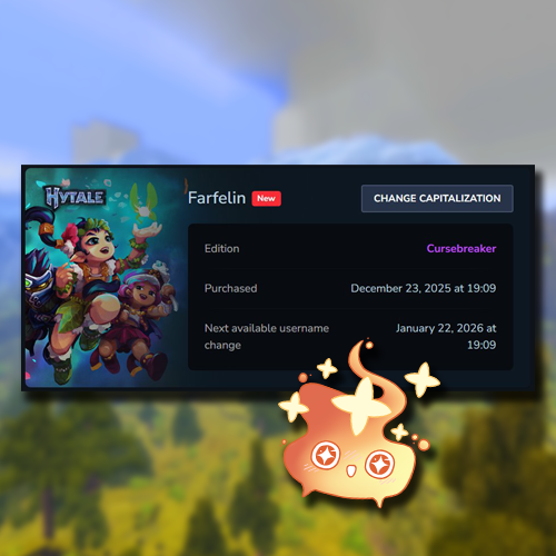 La précommande de Hytale, c'est fait ! <a href="/Hytale/">Hytale</a> 🫡