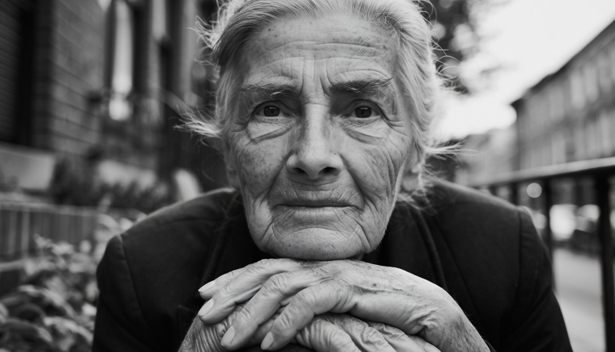 Elder portrait macro