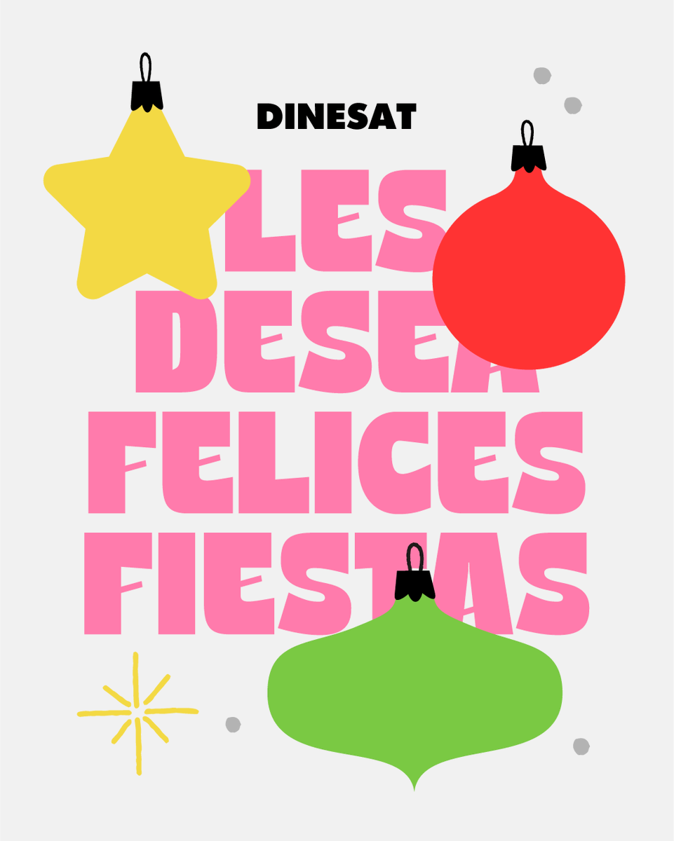 DinesatES's tweet photo. 🎄✨ ¡Feliz Navidad! ✨🎄
Desde Dinesat queremos desearte una Nochebuena llena de paz, alegría y grandes momentos junto a quienes más querés.
Gracias por acompañarnos durante todo este año y por permitirnos ser parte del día a día de tu emisora. 🎙️💛 https://t.co/E54YUCOnRb