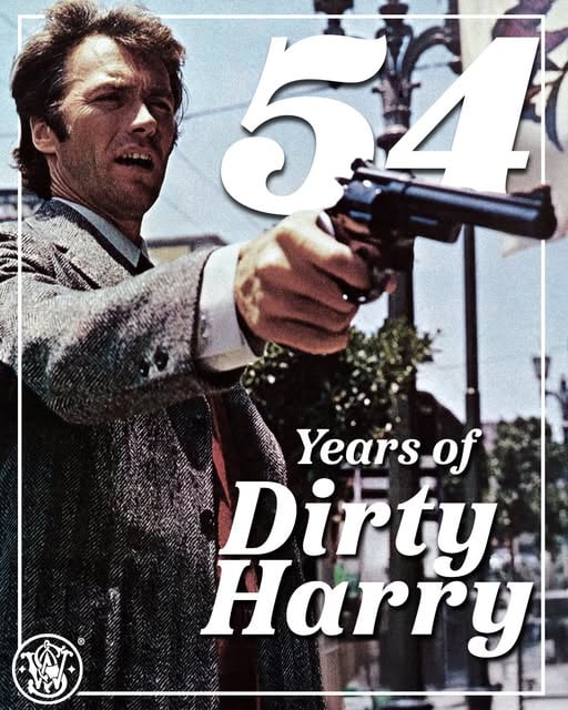 54 years ago today a great movie premiered that saved an equally great pistol from being discontinued in one of the greatest accidental marketing successes ever...

#dirtyharry
#model29
#44magnum 
#smithandwesson