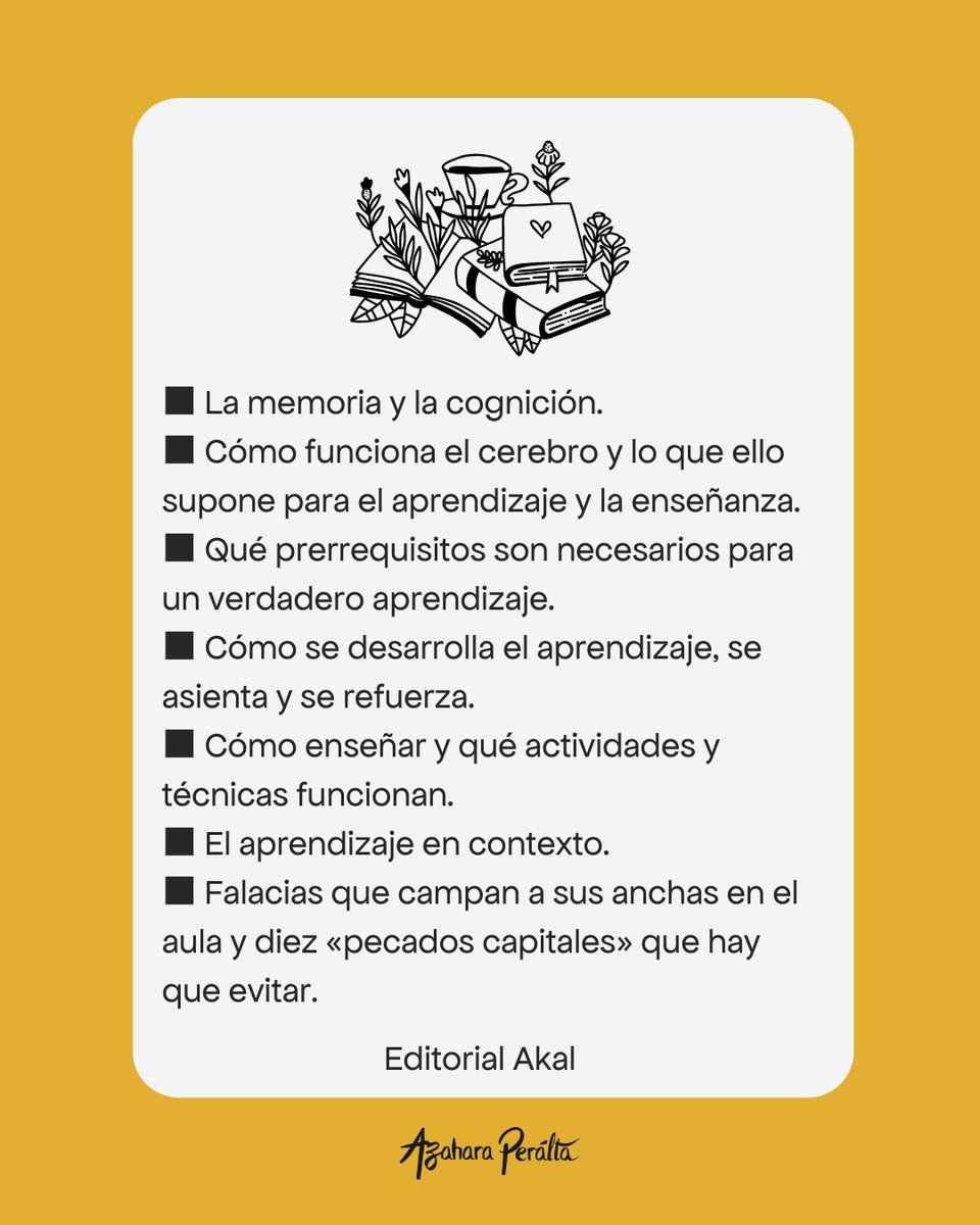 AzaharaTIC's tweet photo. ¿Tienes un profe en casa y no sabes qué regalarle o te apetece autorregalarte un libro? Aquí esta maravilla 📖
https://t.co/JXaaJq8yfv https://t.co/rfRJQM5fkI