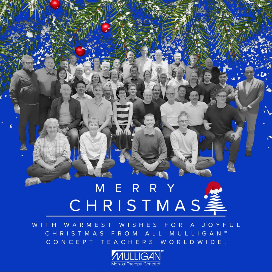 mulligan_int's tweet photo. 🎄 Merry Christmas from Mulligan™ Concept!
Grateful for our global community of teachers, clinicians, and learners. Thank you for your passion and dedication to excellence in manual therapy. Wishing you a joyful, restful holiday season — and looking forward to the year ahead! 🌟 https://t.co/gmQSirf5JG