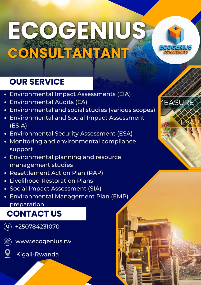 irpdamien's tweet photo. At ECOGENIUS Lt d,   we deliver high-quality environmental and social solutions grounded in science, compliance, and sustainability. Our work is driven by professional integrity, technical excellence, and a deep understanding of https://t.co/G4gfC8zSqq