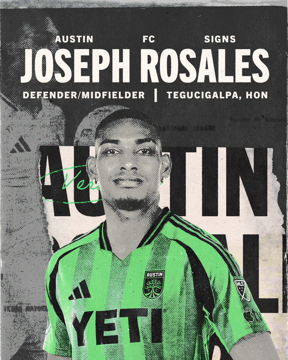 Joseph is VERDE. 🌳🌳

Austin FC has acquired defender/midfielder Joseph Rosales!

🔗: bit.ly/WelcomeJosephR…