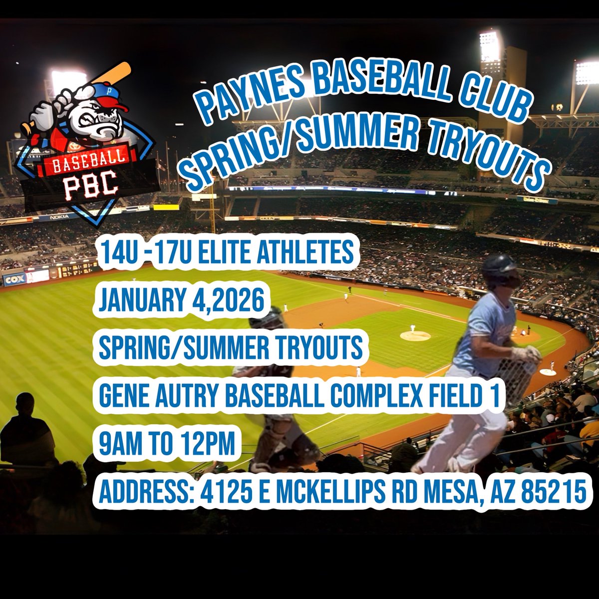Paynes Baseball Club tweet media