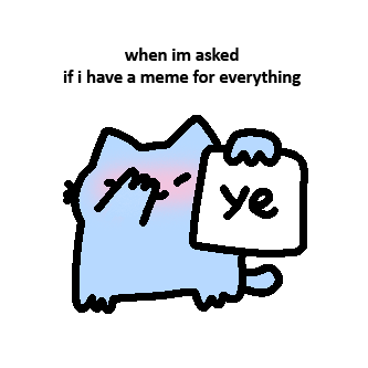 reply with any word and a nub meme will appear