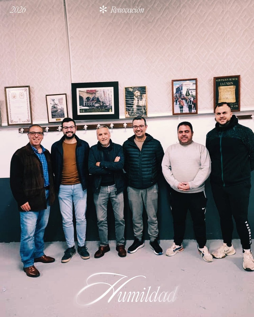 𝐌𝐀𝐑𝐓𝐄𝐒 𝐒𝐀𝐍𝐓𝐎 𝟐𝟎𝟐𝟓 |
Nos complace anunciarles el acuerdo de renovación alcanzado con nuestra  <a href="/HumildadCaridad/">Hermandad de la Humildad y Caridad</a> para acompañar a su amantísimo titular en la noche del próximo Martes Santo.
#quesueneLaUnion #amlaunion