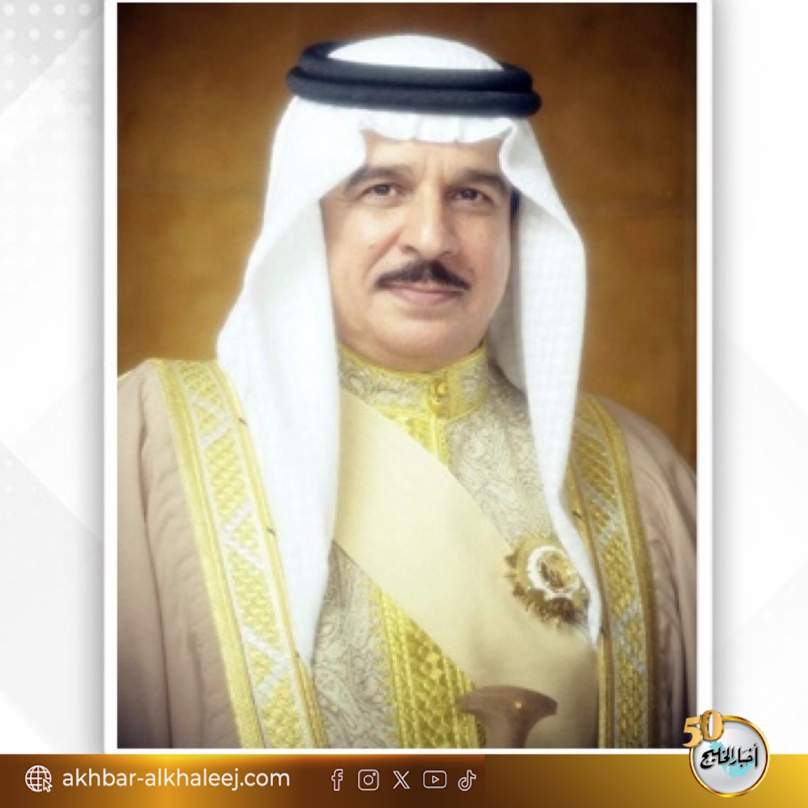 جلالة الملك المعظم يتلقى رسالة شكر جوابية من رئيس جمهورية أذربيجان #البحرين 