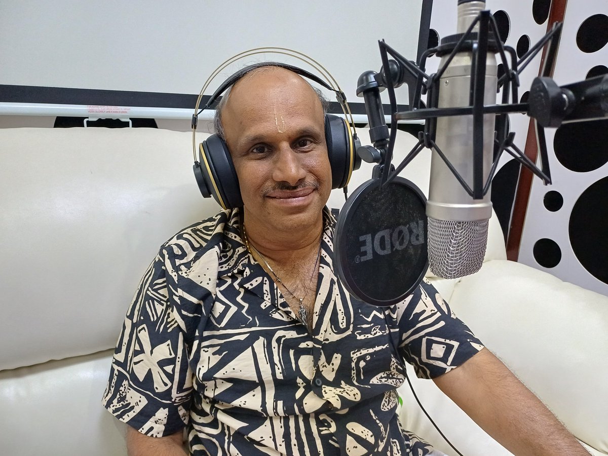 rjsoundstudios's tweet photo. Recording session - Narration (Hindu Devotional)
With Aneesh Nair &amp; Team https://t.co/65hGCPIENv