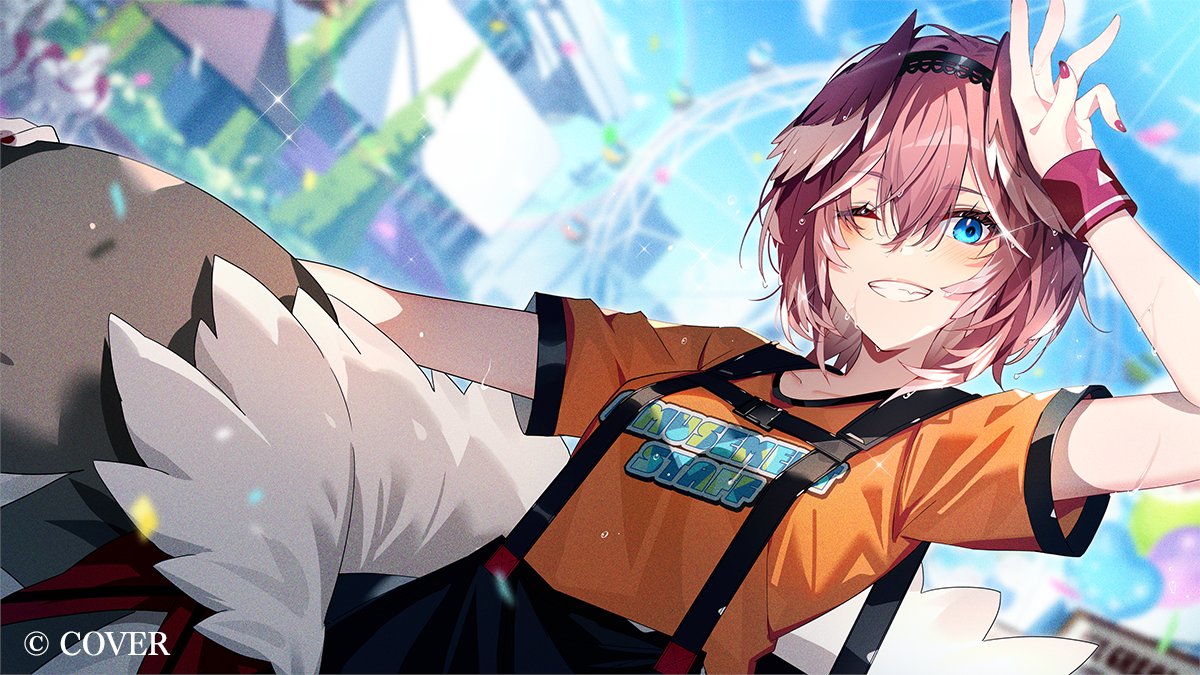 【お知らせ】 ホロライブ 鷹嶺ルイ様
#ホロライブランド サムネイルイラストと立ち絵を担当させていただきました✨✨

パレードめっちゃエモかったし、エリアや仕掛けが想像以上に大きく、見ごたえあって楽しかったです✨✨

まだまだ見足りないのでこれからの常設も楽しみだ～!! 