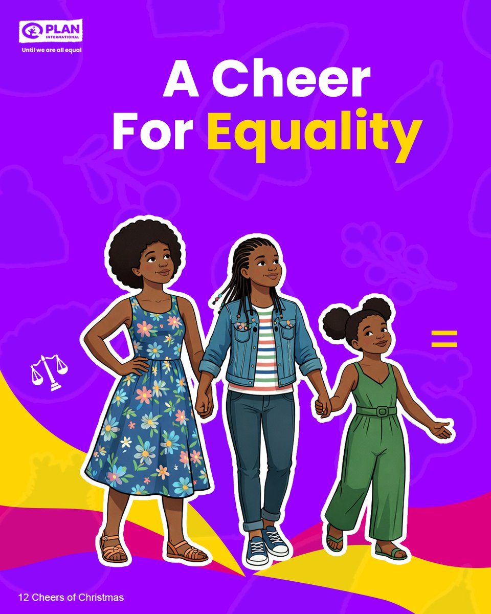 Equality is not something a girl should have to earn or wait for it is her right. This season, we stand with every girl pushing against limits and continue working for a Nigeria where she is valued, respected, and treated fairly in every space she steps into.