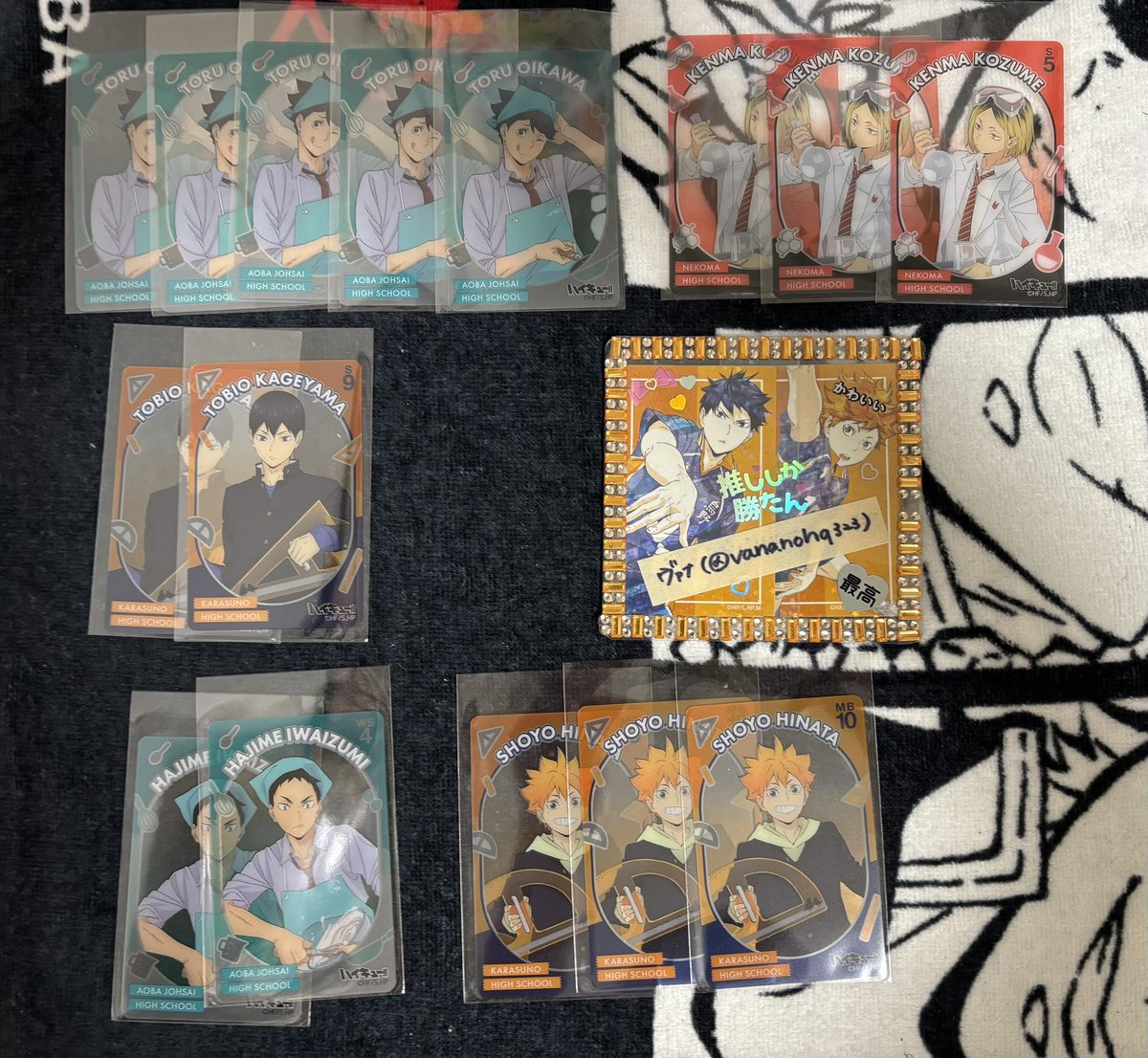 異種交換or譲渡】ハイキュー!! ショウワノート おみくじ クリアカード