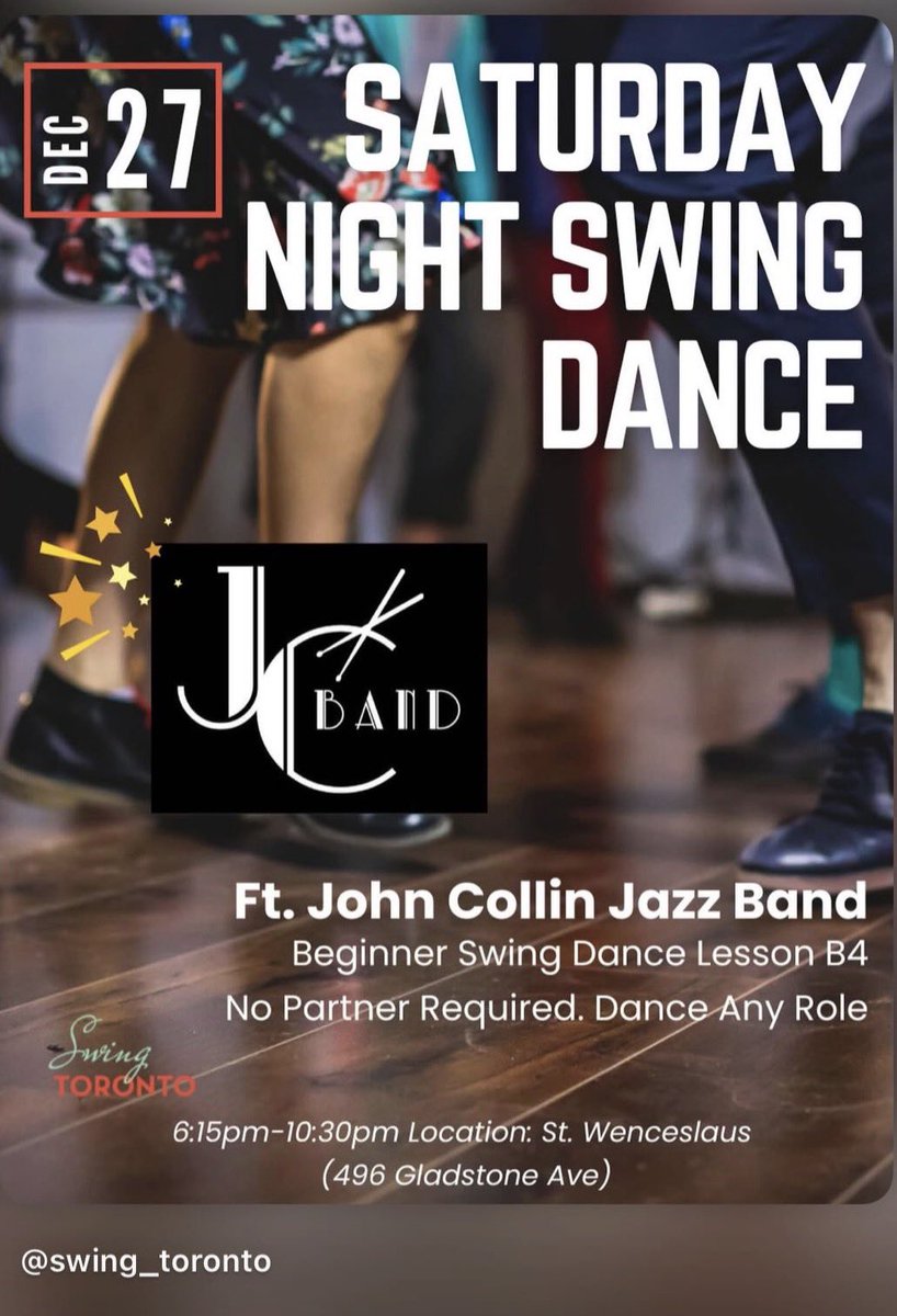JohnCollinDrums's tweet photo. My Band this Saturday Night! #swingtoronto https://t.co/a7iXqwY3go