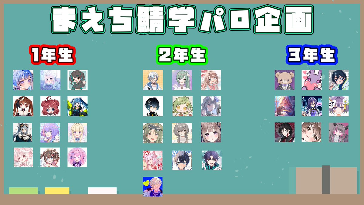 まえちゃんページ まえちゃんとアーファルちゃんの学パロ振り分けてもらいましたっ！ 1