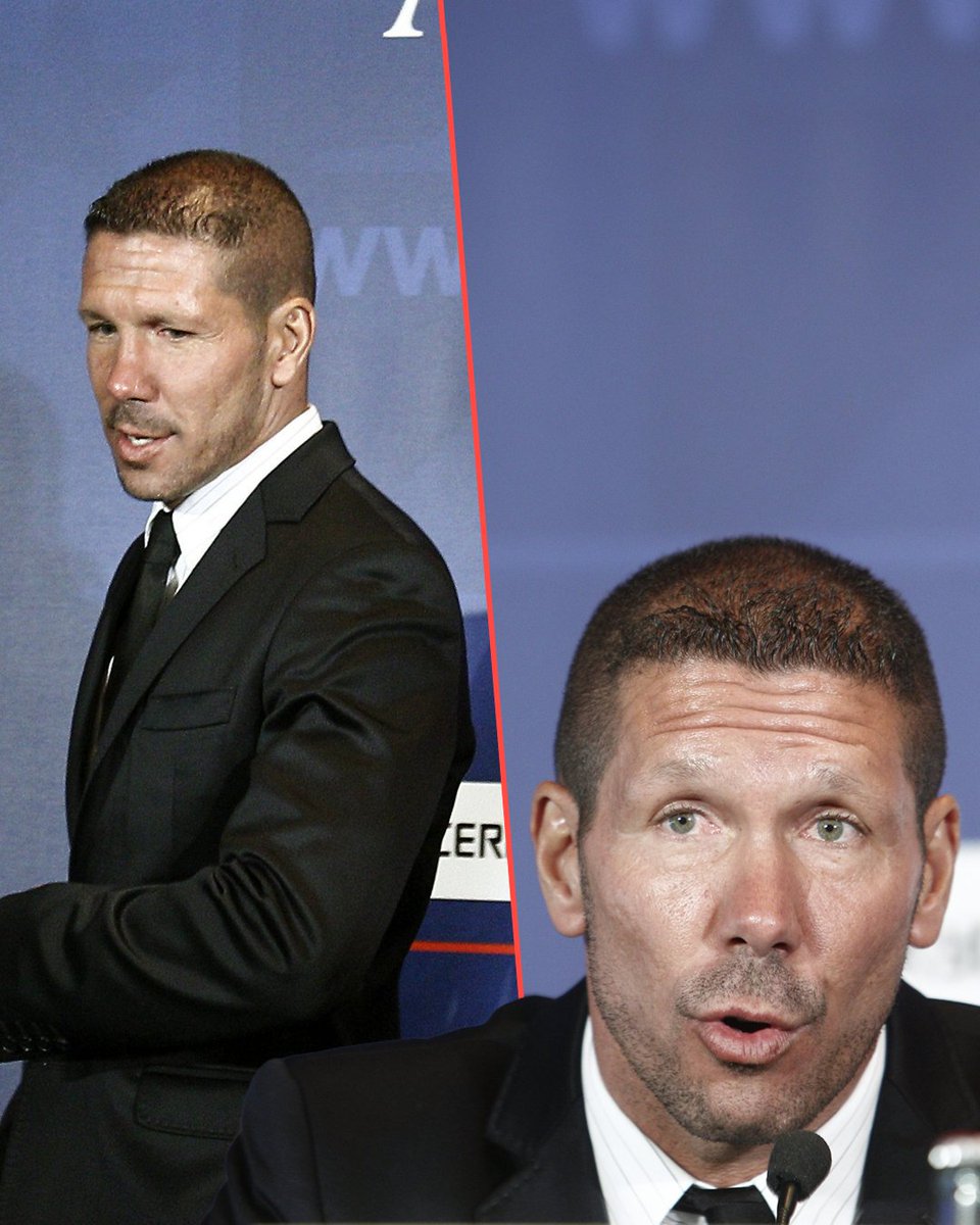 LaLiga's tweet image. 𝗖𝗛𝗢𝗟𝗢 𝗦𝗜𝗠𝗘𝗢𝗡𝗘. ❤️🤍 

#TalDíaComoHoy en 2011 @Simeone fue presentado como nuevo entrenador del @Atleti. 

#LALIGAHistory | #LALIGAEASPORTS