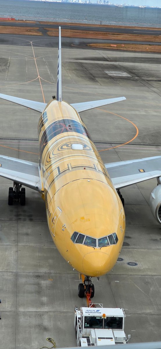 恐らく、 これで見納めかなぁ(´；ω；`) #ANA #JA743A #STARWARS