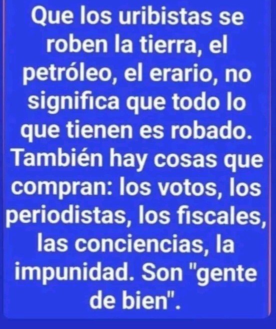 Eclides3's tweet image. Los uribistas también tienen principios de equidad.