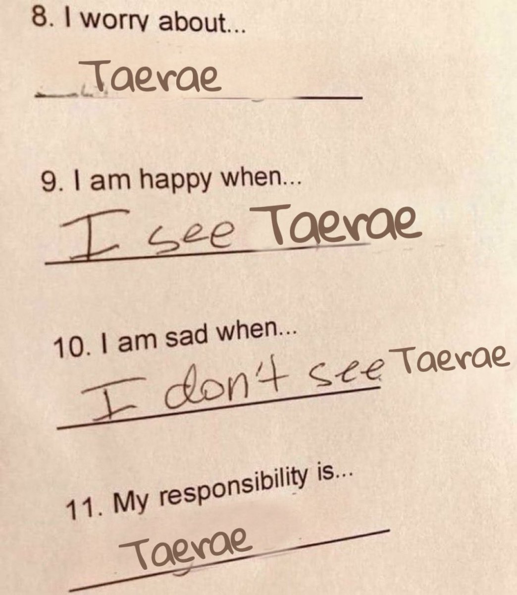 Taerae… I miss you Taerae…