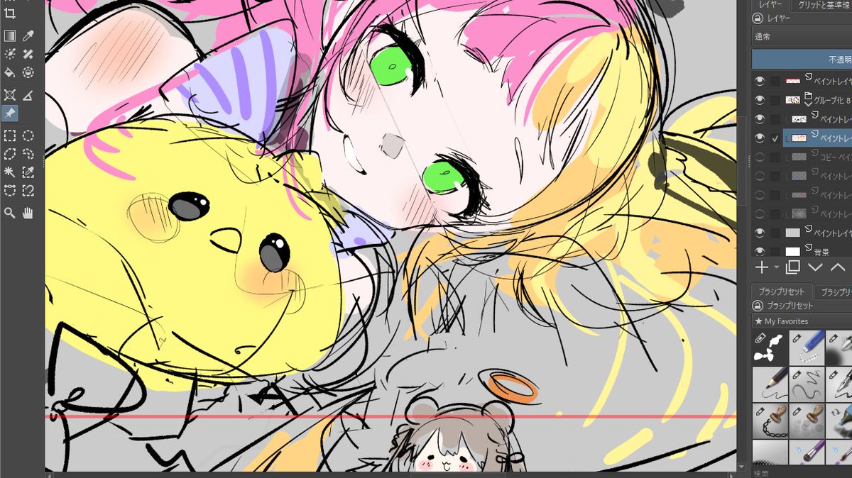 18歳が趣味で描いた絵 年内趣味絵描いてると思われ