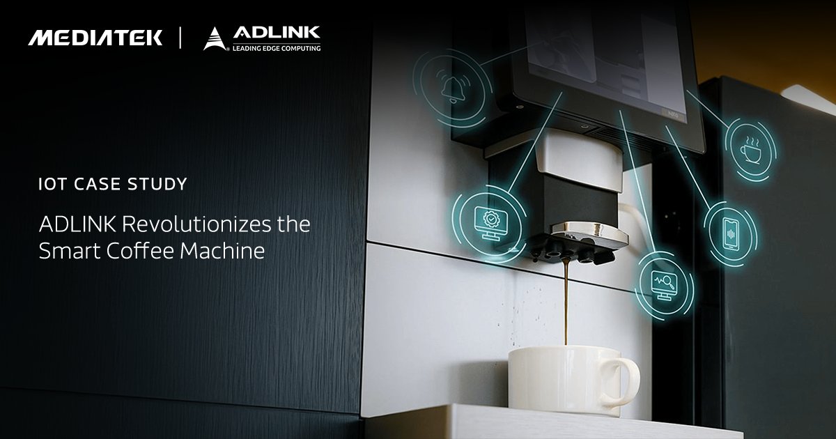 MediaTek's tweet photo. Learn how MediaTek & @ADLINK_IoT take #smartcoffee machines to the next level with the #MediaTekGenio510, enabling compact AI-powered designs that support personalized brewing, predictive maintenance, & seamless smart home integration. ☕️
Read: https://t.co/UaAUq4XkMX https://t.co/uKkWbIeZ8g