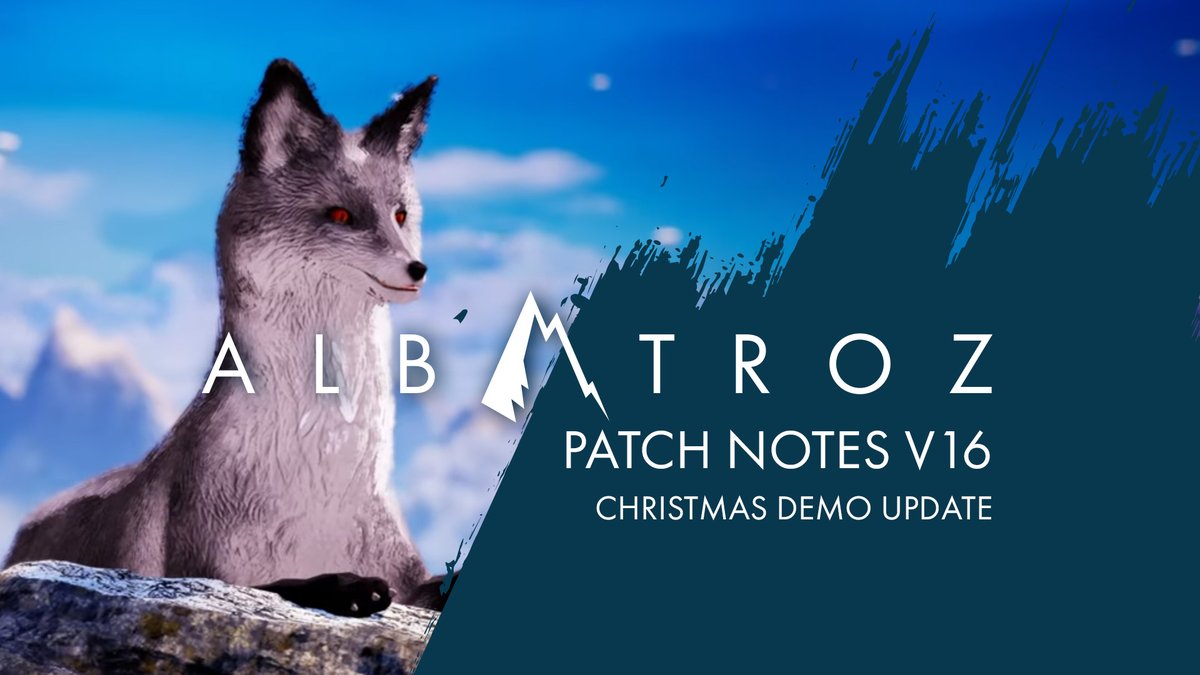 SOEDESCO's tweet photo. 🎄 🎁 A Christmas demo update is now live on Steam!

This updated Albatroz demo includes:
💾 Shared saves with the full game
🛠️ Latest fixes, polish & optimizations
🎮 More than one hour of gameplay

A little holiday gift for adventurers - try it now! 🎄
https://t.co/wzx1WMlYaU @Among_Giants_