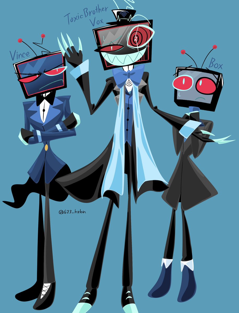 My AU📺s doodle-2-🦈🪼🪽✨ #HazbinHotelVox #JellyfishVox
