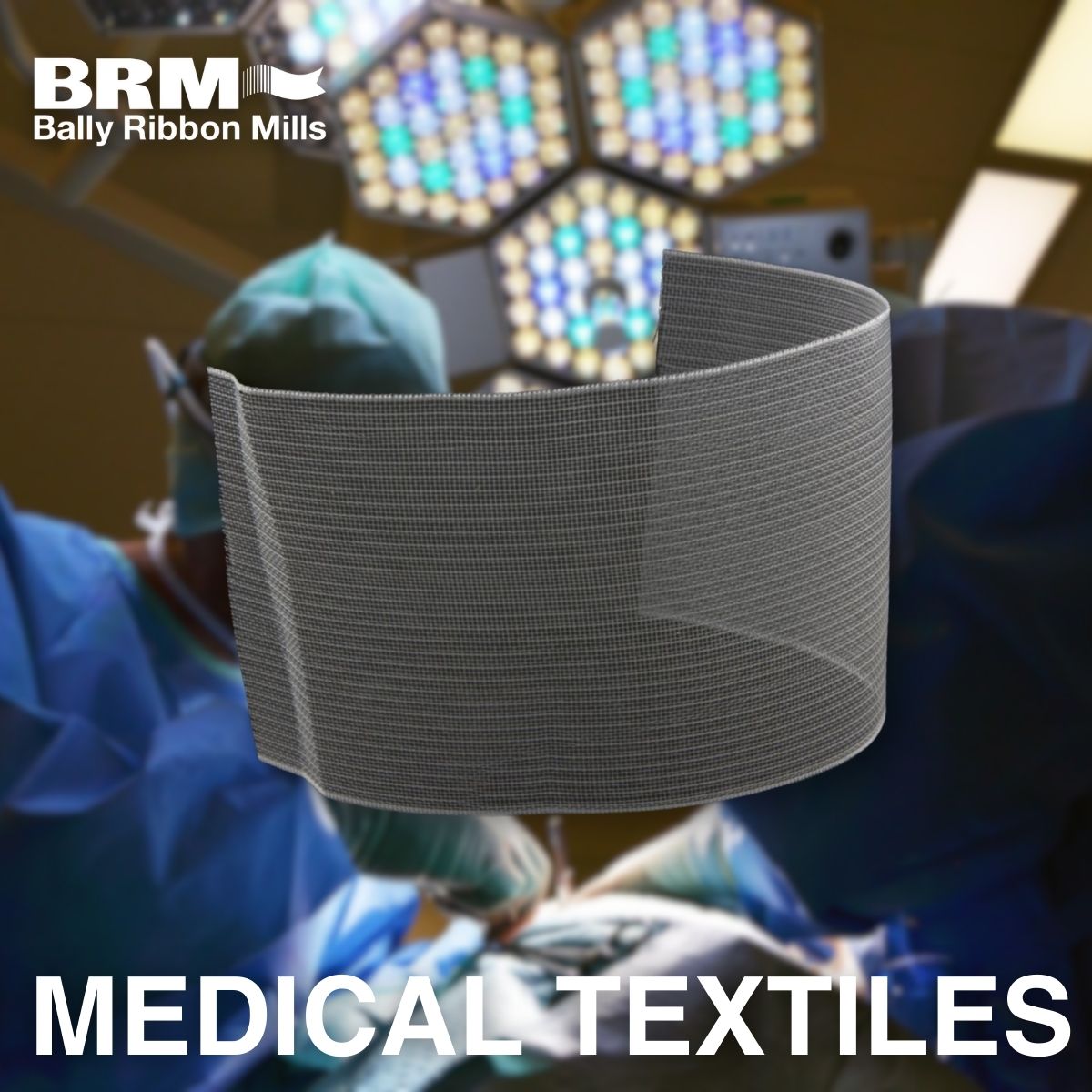 Medical textiles from BRM are engineered for use in Class I, II, and III devices. From ligature #tape to vascular graft substrates, these #woven materials are designed for precision, durability, and consistent performance in #healthcare applications. bit.ly/4oAt1Bg