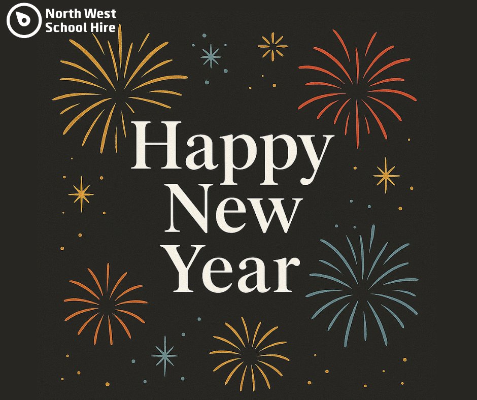 🎆 Happy New Year from all of us at North West School Hire!
Wishing our customers, partners, and communities a successful and exciting year ahead.