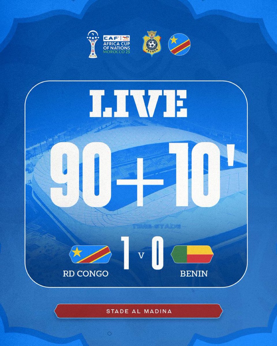bakadifuilaChri's tweet photo. Fin du Match et la RDC Gagnant. https://t.co/7DP8xMFAnw