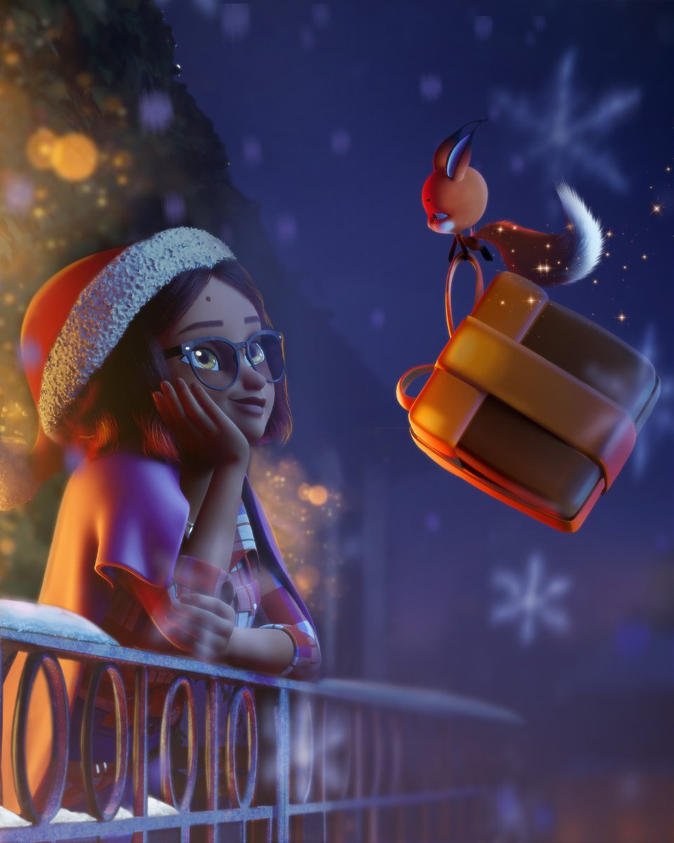 BeMiraculousLB's tweet photo. The Kwamis spreading holiday cheer 🎁✨

#miraculous https://t.co/I7cnvpFm19