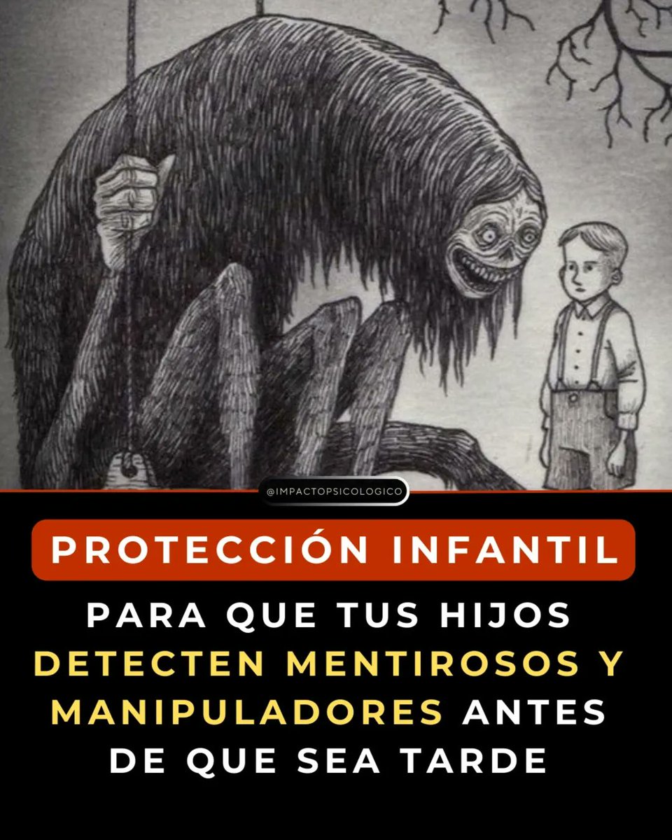 VirtudMental's tweet image. Proteccion Infantil.

Para que tus hijos detecten mentirosos y manipuladores antes de que sea tarde...

--Hilo--