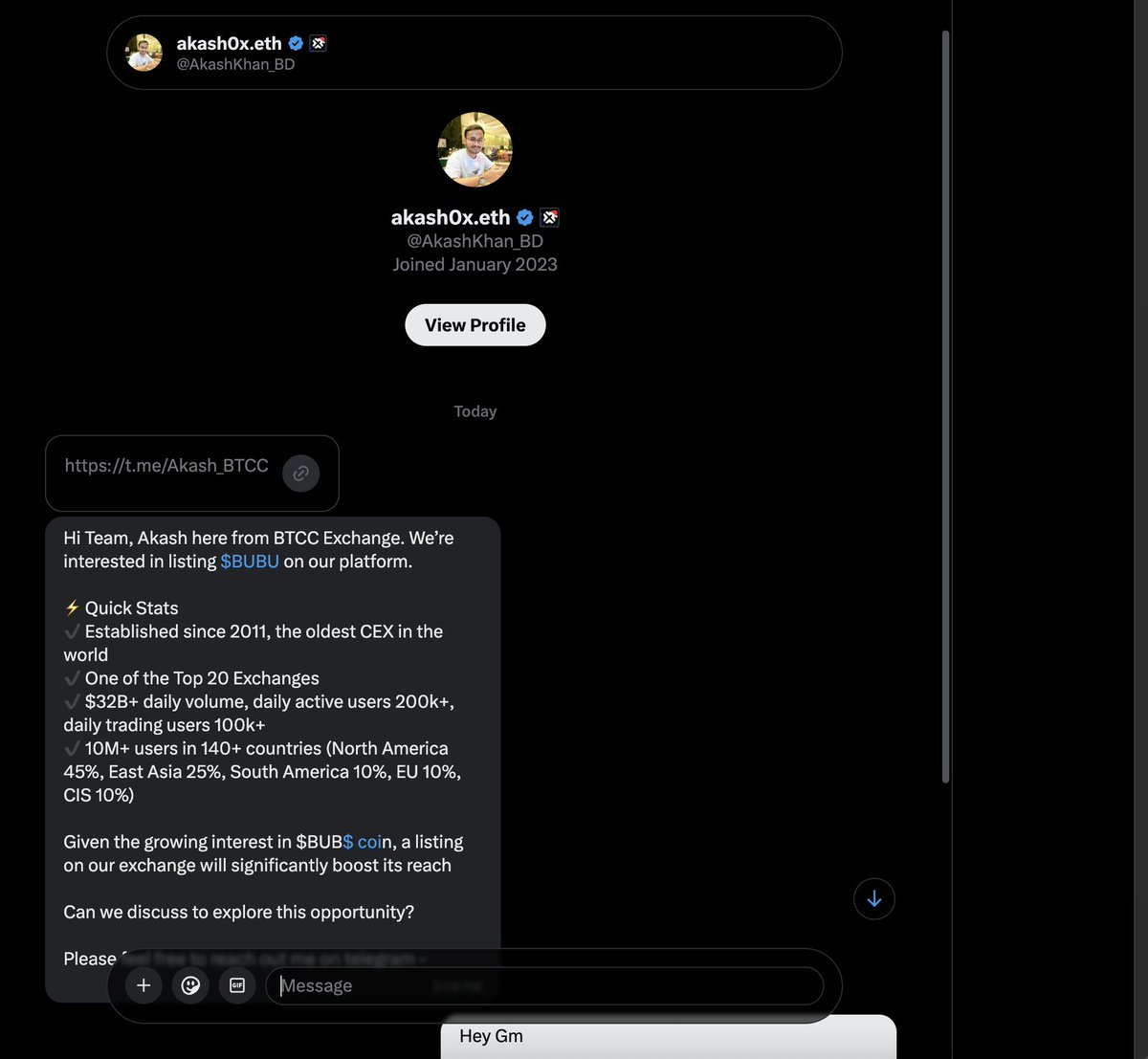 $BUBU is making noise!

The first crypto exchange ever approached us! <a href="/BTCCexchange/">BTCC</a> 

Are you still gonna fade? 
x.com/labubunft_/sta…