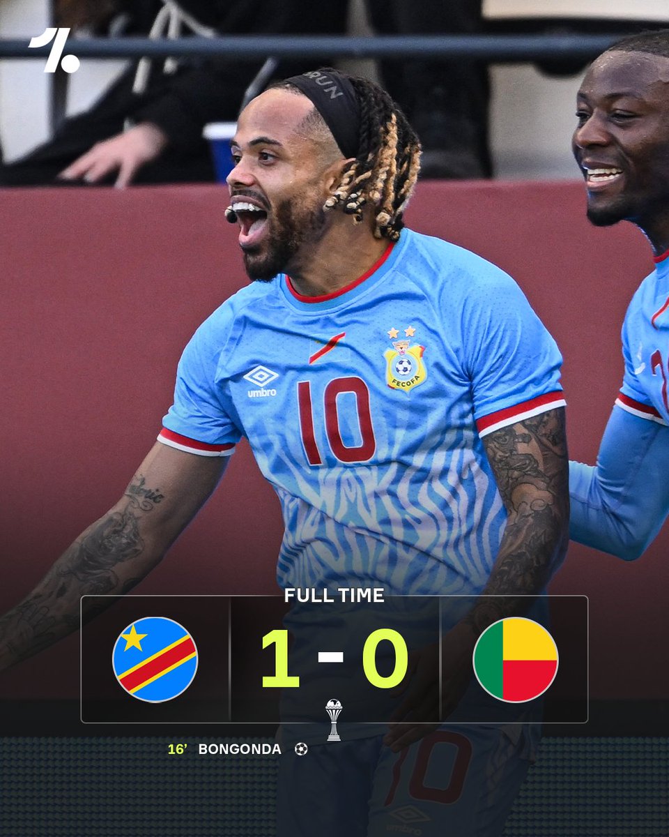 OneFootball's tweet image. DR Congo pick up a win in their first game of AFCON 2025 💪