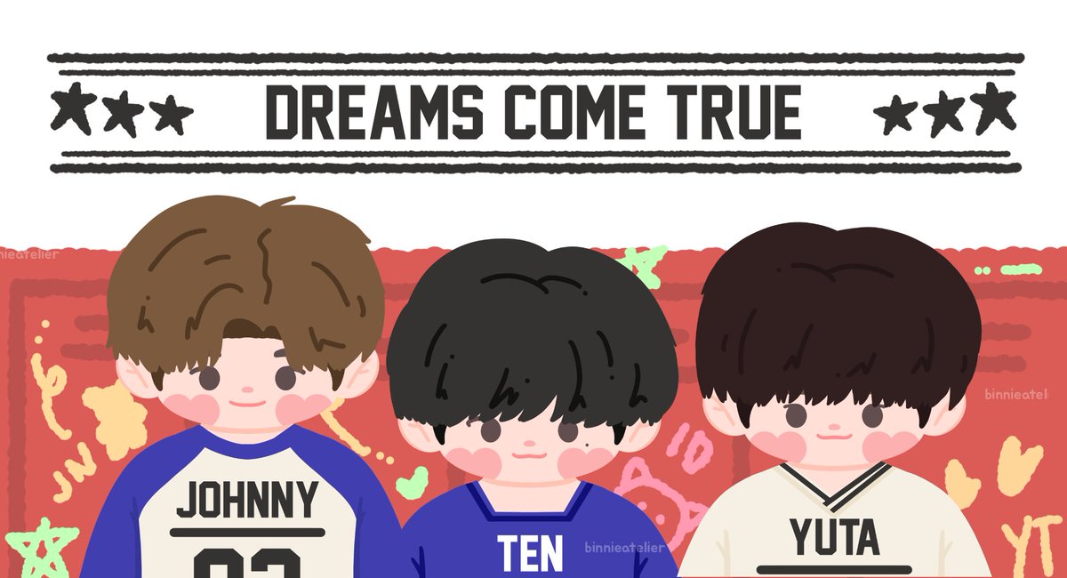 🐱🐱🐱
🐻🐱🐙

#12YearsWithJohnny
#12YearsWithTen
#12YearsWithYuta