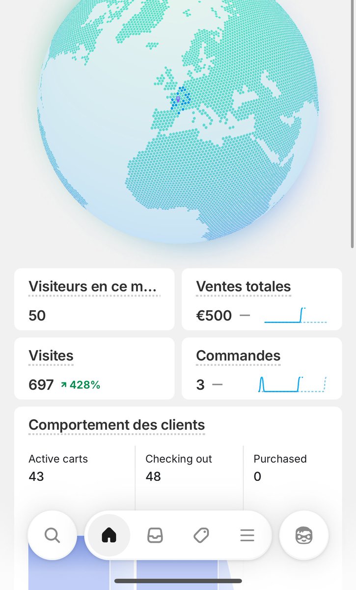 ecombfall's tweet image. 500€ pour 50k vues sur tiktok

je rappelle :
0€ ads
0€ coût produit

goal : 10k/day