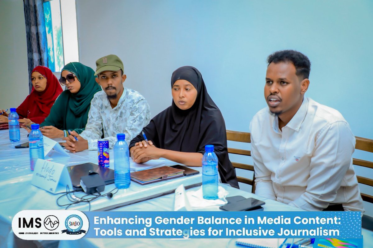 SWJOSomalia's tweet photo. We’ve officially opened our final Gender Balance in Media Content workshop in Garowe today! Journalists and editors from across Puntland are diving into how sourcing, storytelling, and newsroom culture shape representation. A strong start toward more inclusive media in Somalia. https://t.co/J91J8vEDyl