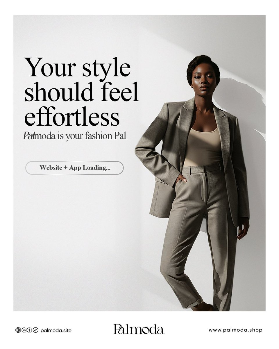 PalmodaShop's tweet image. Effortless looks. Thoughtful finds.
Your fashion Pal is almost here.

#Palmoda #StyleMadeSimple #MyPalMyStyle