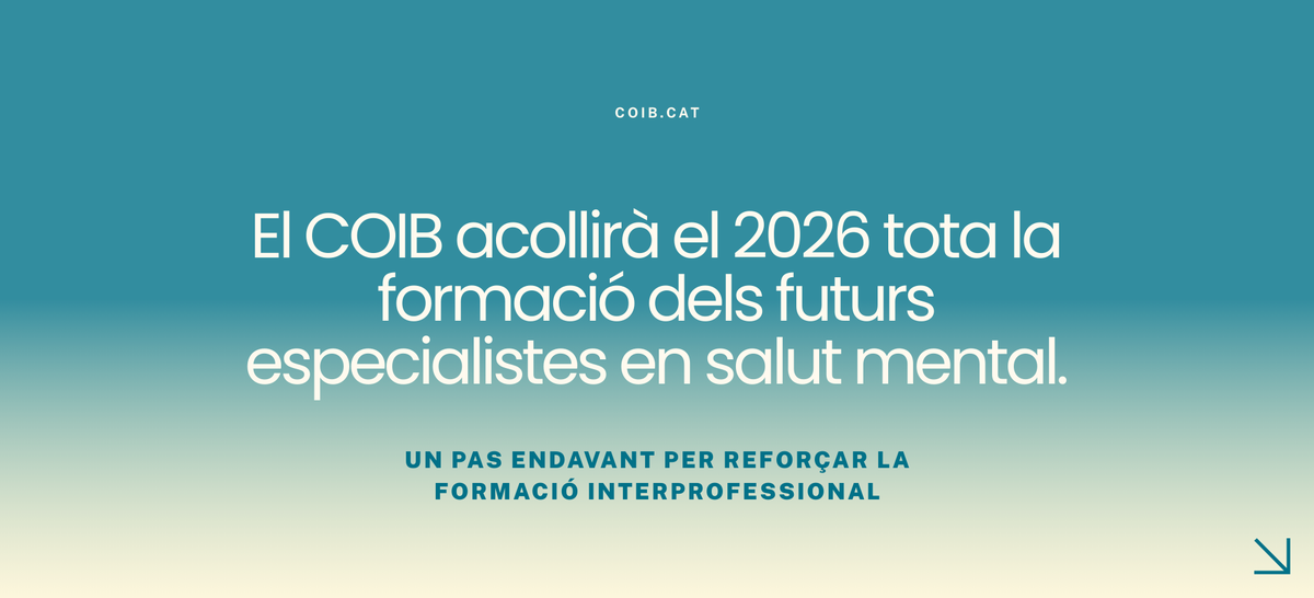 COIBarcelona's tweet photo. El #COIB serà seu de tota la #formació dels futurs especialistes en #salutmental el 2026, reforçant el lideratge de la professió infermera en un àmbit clau per a la salut i el benestar col·lectiu. 

Aquesta iniciativa s’emmarca en una línia de treball sostinguda que la Vocalia de Salut Mental del COIB ha impulsat de manera decidida durant el darrer any. 

👉 Més informació: https://t.co/CgOuujNR2d