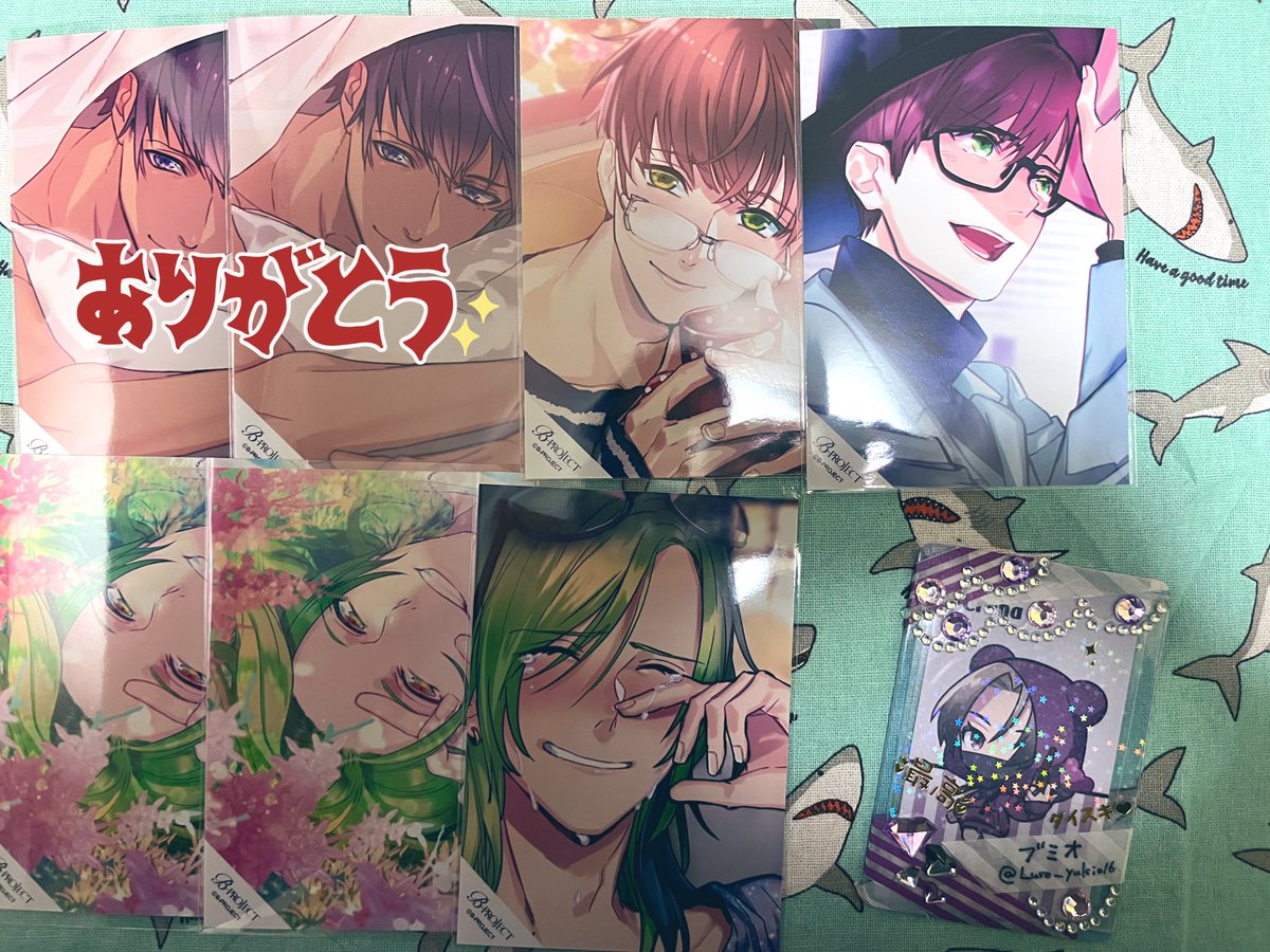 Luro_yukio16's tweet photo. 【交換/譲渡】BプロB-PROJECT 10周年 メモリアルグッズ 10th  ブロマイド

譲）北門/是国/音済/野目/釈村/王茶利/殿

求）★チェキTime愛染
⤴︎の場合ブロマイド2：1対応可能です
又は画像④殿…1点（ブレイブコンプの為）
※チェキ⇄ブロマイド不可
★最優先
決まり次第300にて譲渡可能 https://t.co/cyeRdHAaNP