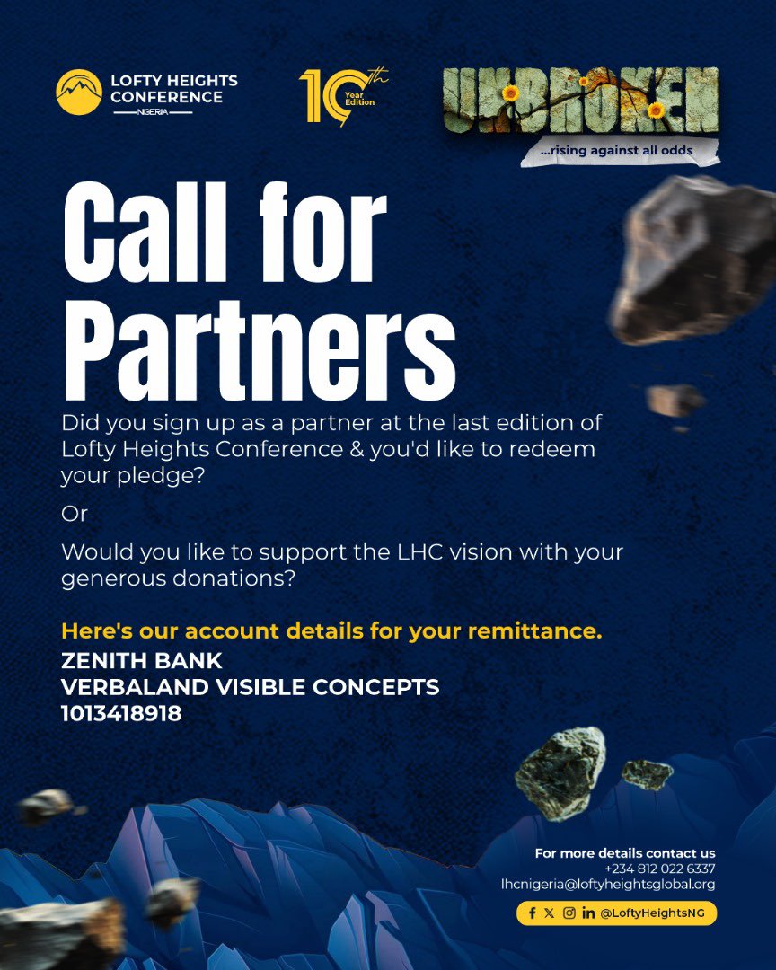 Lofty Heights Conference, Nigeria tweet media