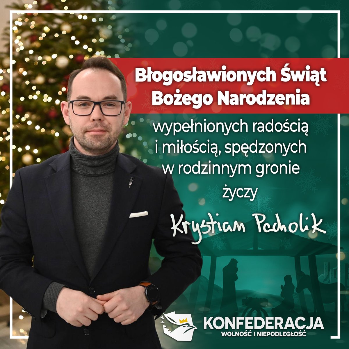 Szanowni Państwo, życzę Wam Błogosławionych Świąt Bożego Narodzenia wypełnionych radością i miłością, spędzonych w rodzinnym gronie. Spełnienia wszelkich marzeń, pogody ducha, wiary, szczęścia oraz powodzenia w życiu zawodowym jak i prywatnym.