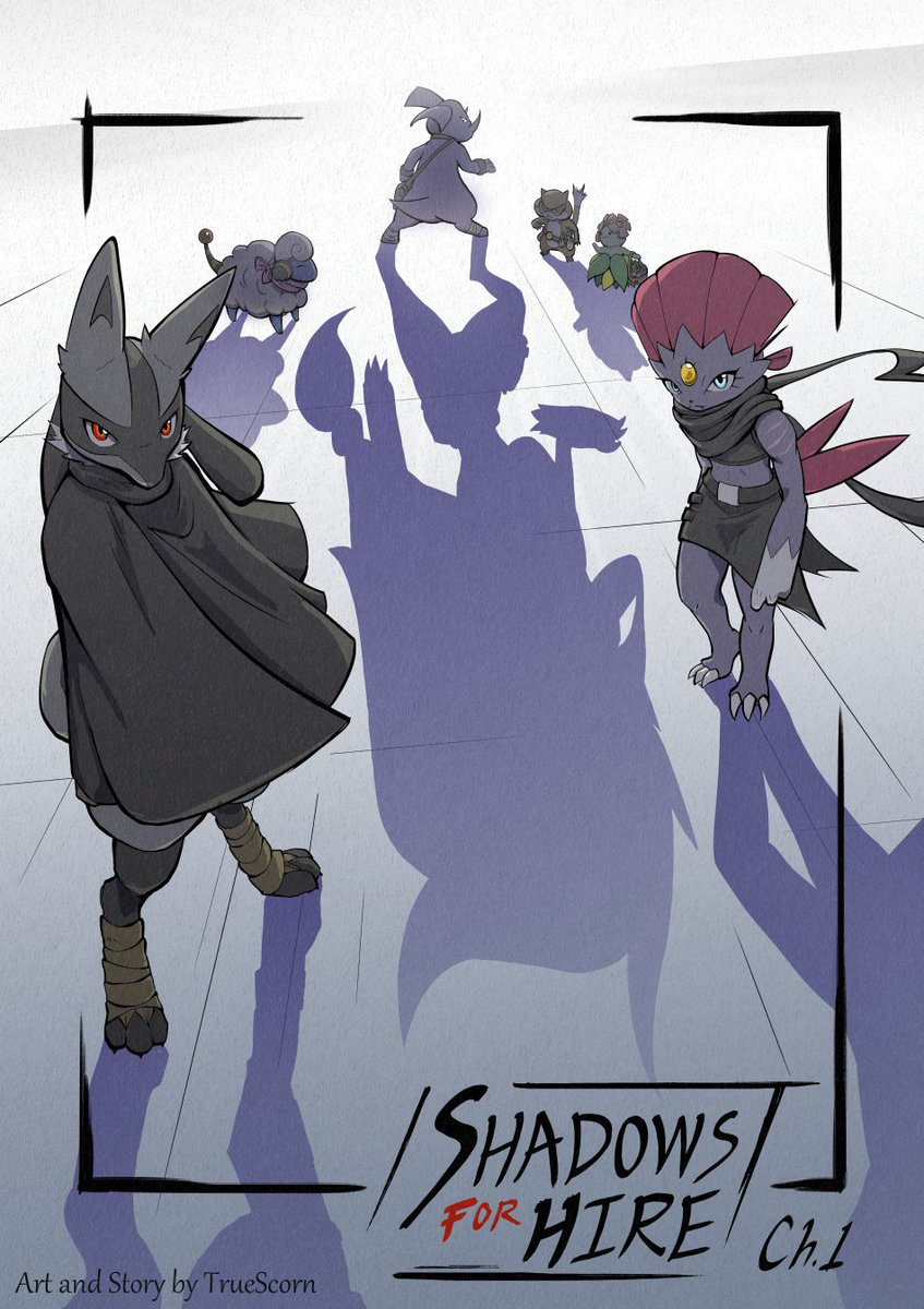 In an effort not to hijack someon esle's post, I'll respond here:
Yes, there is!
shadowsforhire.thecomicseries.com