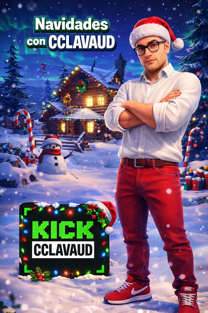CanoLavaud's tweet photo. 🎄🔥 NAVIDAD EN DIRECTO EN KICK 🔥🎄
Estas fiestas se viven EN VIVO conmigo 🎮✨
Charla, risas, locuras y contenido sin filtros 👀💥
👉 https://t.co/d8T5d1edYi
📌 En Kick
#CCLAVAUD #Kick #KickStreaming #Directo #Navidad #NavidadEnKick #Streams #EnVivo #Streamer #ChristmasVibes https://t.co/5zKyMZZZ5P