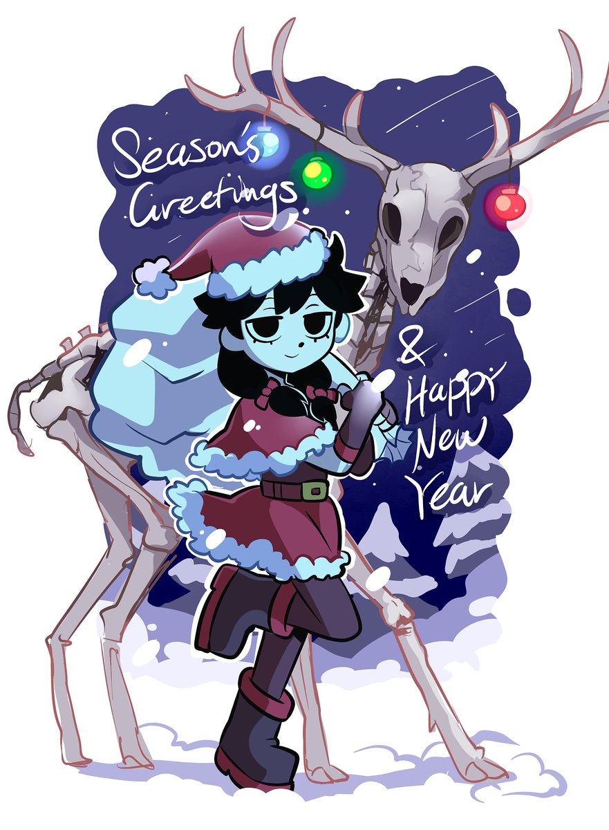 KarutaSg's tweet photo. Early-ish festive drawing! Season's Greetings and Happy New Year! Stay safe and have a great time with your family and loved ones.
-
-
#omeletteofdemons #merrychristmas #illustration #comicart #oc https://t.co/Yu2H41VIW7