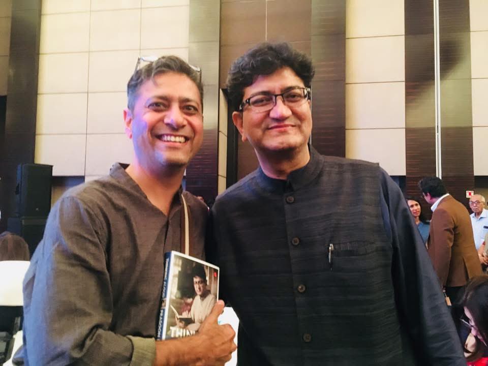 Dwari1008's tweet photo. Huge congrats bhai ji ! 
No one deserves this better than you ❤️🫡🤗 @prasoonjoshi_ 

#AAAILifeTimeAward 
#Lyricist
#Adman
#Legend https://t.co/oD0o78jj6Z