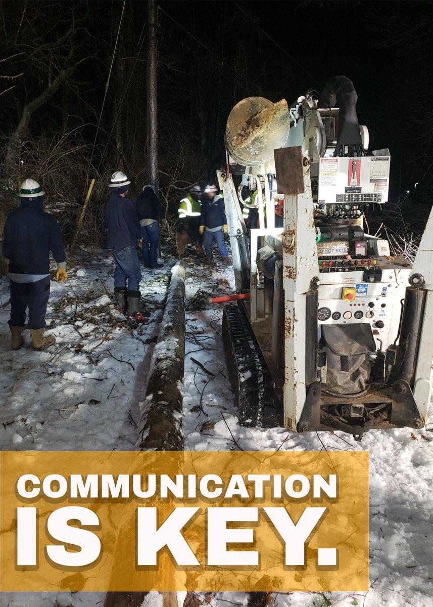 TimpsonTraining's tweet image. 🎄 Day 10 – 12 Days of Linemen Safety
Communication Protocols 🗣️

Check devices, have backups, and do buddy checks during severe weather.
Stay connected, stay safe.

#SafetyFirst #Lineman #LineLife #Communicate #WorkSafe