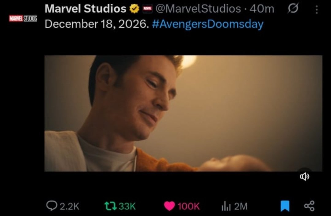 VishalSid_1's tweet image. 100k likes, 2M views, 8.2k qrts in 40 MINS😭

And THEY say some BS like..
"nobody cares about Doomsday" &amp;amp; "MCU hype d!ed after Endgame"😭🤣