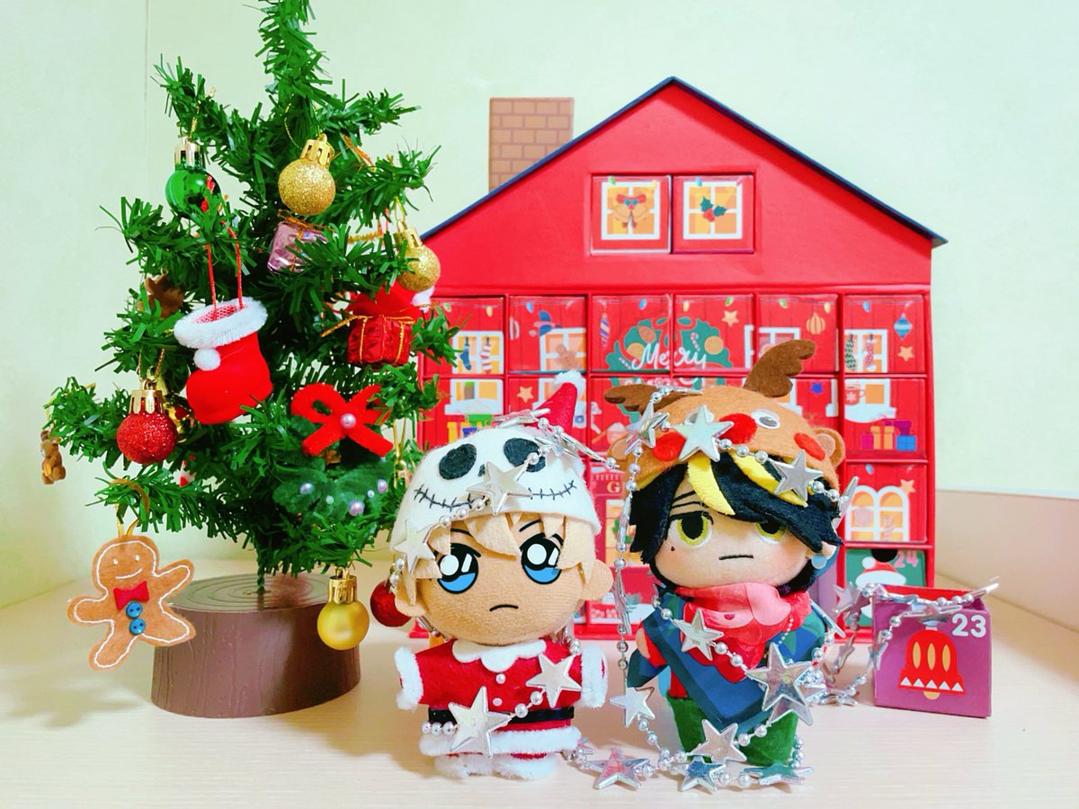 ＊＊ あむぬい 24日後に素敵なクリヌマヌツリーを完成させるあむぬいさん 23日目 あむ