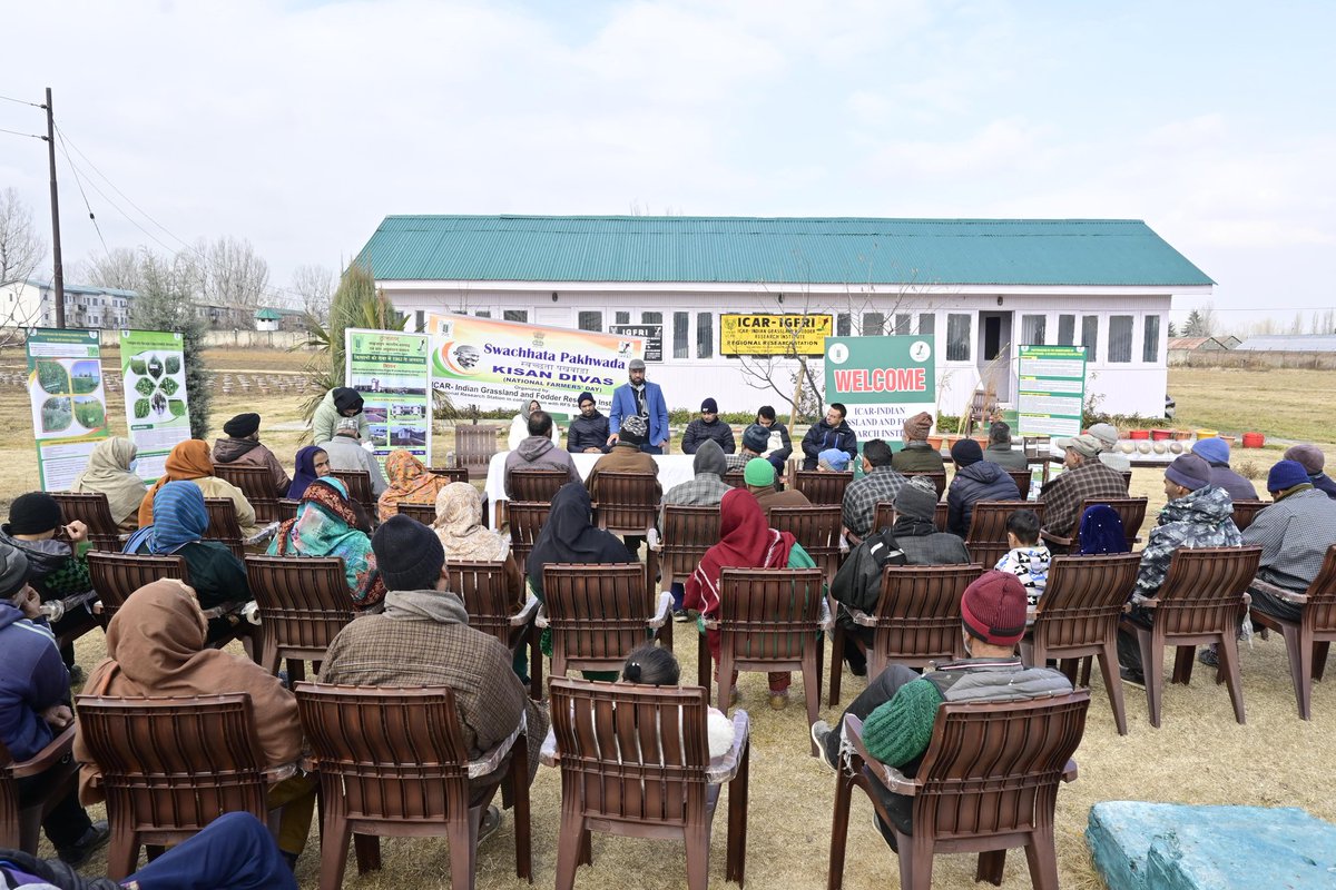 ICAR-IGFRI Srinagar Station tweet media